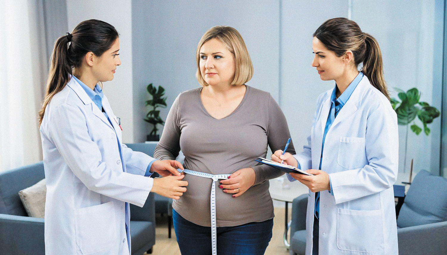 Основной фактор риска: заболеваемость ожирением  в Москве  